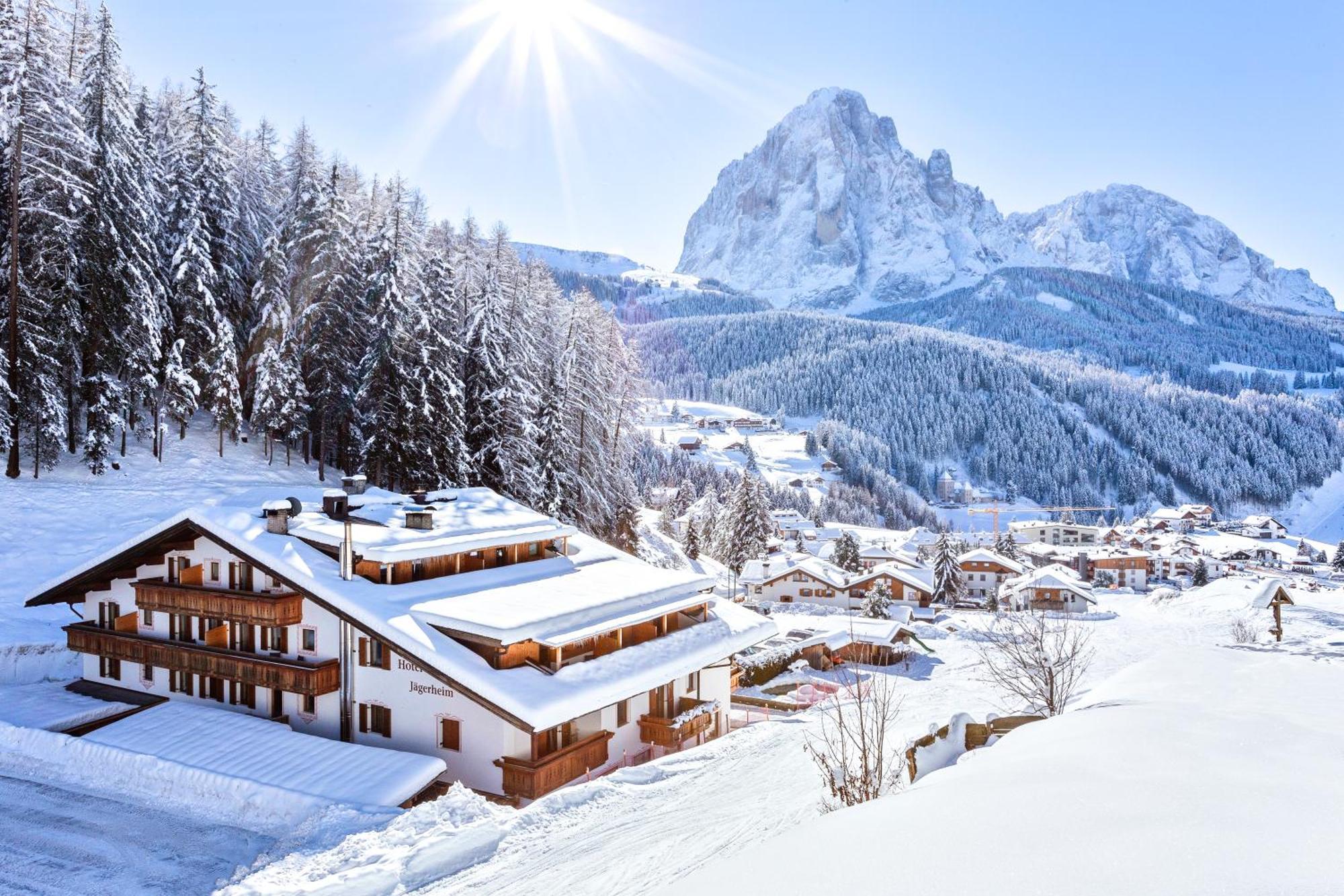 Hotel Jaegerheim 3S Selva di Val Gardena Exterior foto